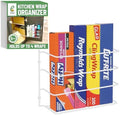Evelots Kitchen Wrap & Food Bag Organizer Wall/Cabinet Mount by Evelots