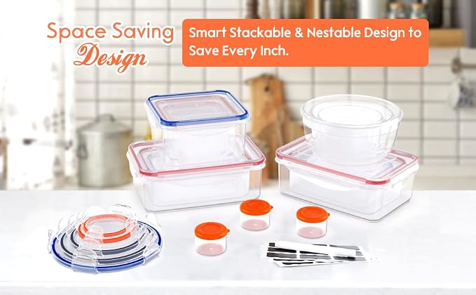 RockBerry 40 PCS Food Storage Containers - Image 4