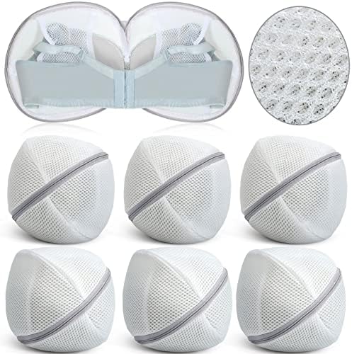 Shappy 6 Pcs Bra Washing Bag for Laundry Storage Women 7.87 Inch Gray by Shappy