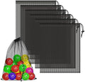 6 Pack Mesh Drawstring Bags by COIDEA