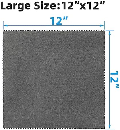 4 Pack Microfiber Gun Cleaning Cloth, Reusable Microsuede Cleaning/Polishing - Image 2