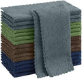 Homaxy Super Soft Absorbent 16 Pack Coral Velvet Dish Cloths by Homaxy
