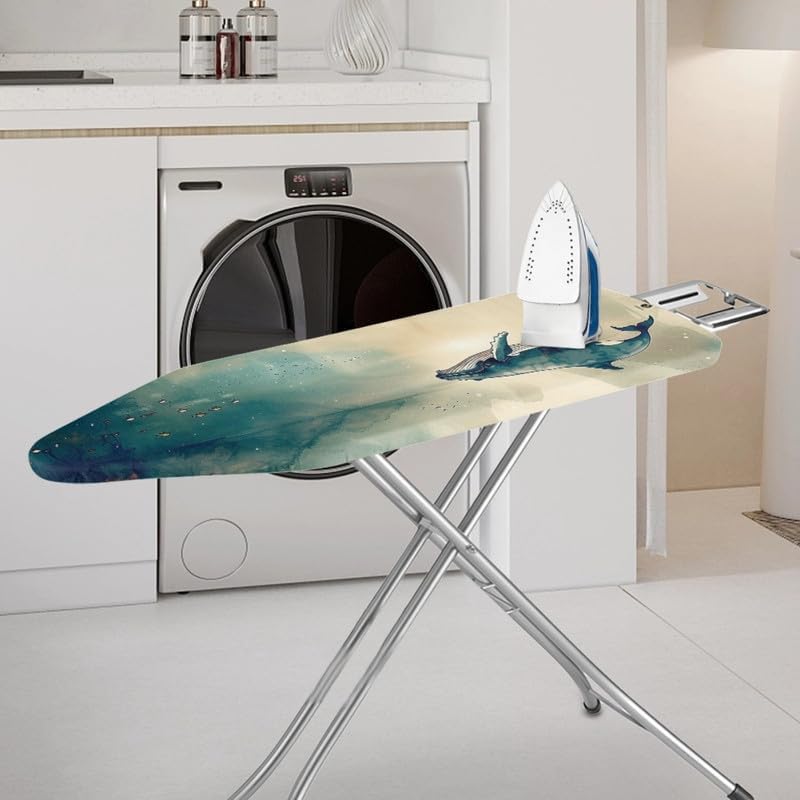 Ink Wash Painting Whales Steam Ironing Board Replacement Cover Chinoiserie - Image 2
