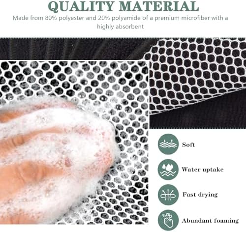 SINLAND Dish Cloth for Washing Dishes Kitchen Washcloth Cleaning Cloth - Image 3