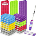 18 Pack Reusable Mop Pads Compatible by ILAVCOOL