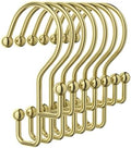 Goowin Shower Curtain Hooks, Anti-Drop Metal Shower Curtain Rings Hooks by Goowin