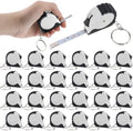 24 Pieces Mini Tape Measure Keychains 3 ft Small Retractable Measuring Tape by zsccxq