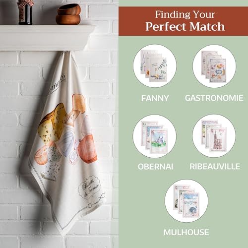 Maison d' Hermine Kitchen Towels Set of 3 Reusable 100% Cotton 27.50" x 20" - Image 5