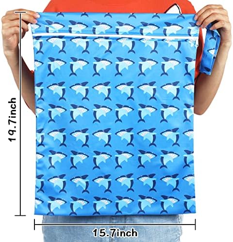 Shappy 2 Pack Wet Dry Bag Travel Laundry Waterproof - Image 2