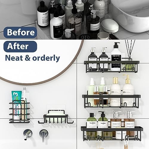 Liuoud 10 Pack Shower Caddy for Inside shower - Image 2