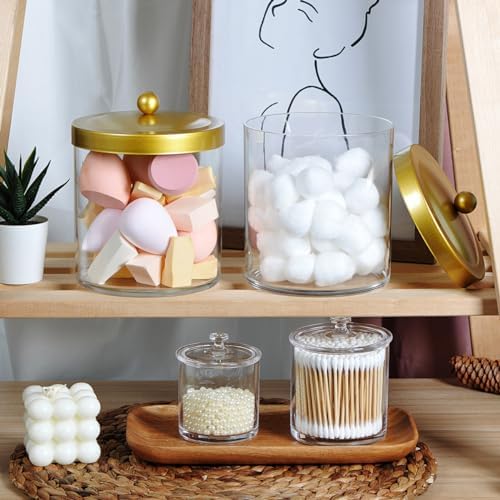 SheeChung 3Pack Large Plastic Apothecary Jars - Image 6
