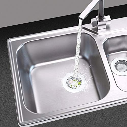 2 Pcs Kitchen Sink Strainer, Stainless Steel Drain Cover, Large Wide Rim 4.5" - Image 7