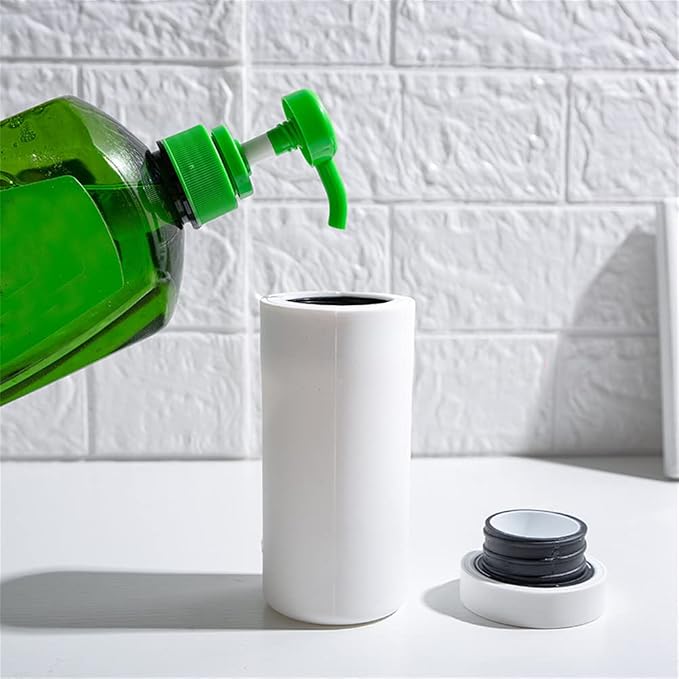 Soap Dispenser, Liquid Dish Soap Dispenser Squeeze Bottle, Silicone Divided - Image 2