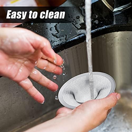 Patelai 12 Pcs Sink Drain Strainer Stainless Steel, 3 Sizes Mesh Screen - Image 4