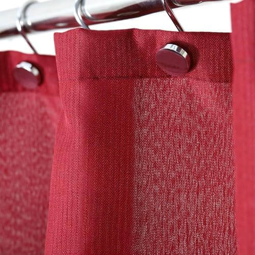 Silver Chrome Shower Curtain Hooks: Rust Proof Metal Curtain Rings - Image 6