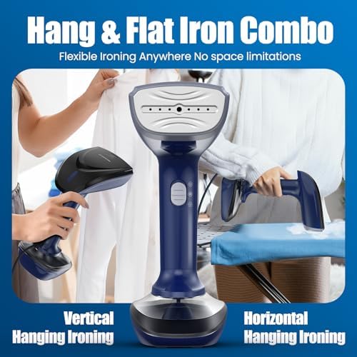 Powerful Handheld Fabric Steamer - 1800W - Image 3