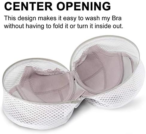 Muchfun 3Pcs Bra Wash Bags, Honeycomb Mesh Laundry Bags - Image 6