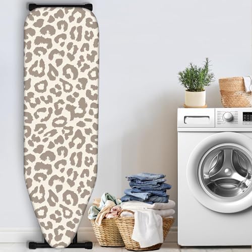 Nuxovilar Gray Leopard Print Ironing Board Cover 15x54 Polyester - Image 3