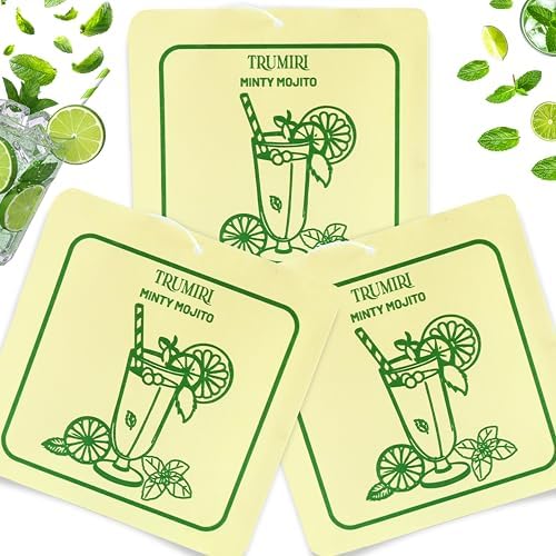 Minty Mojito - Scented Sachets for Drawer and Closet Freshener - Pack of 3 - by TRUMIRI