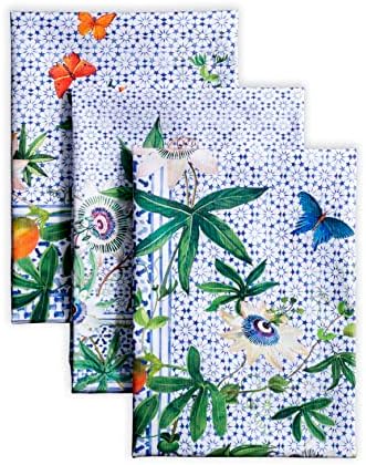 Maison d' Hermine Kitchen Towels Set of 3 Reusable 100% Cotton 27.50" x 20" by MaisondHermine
