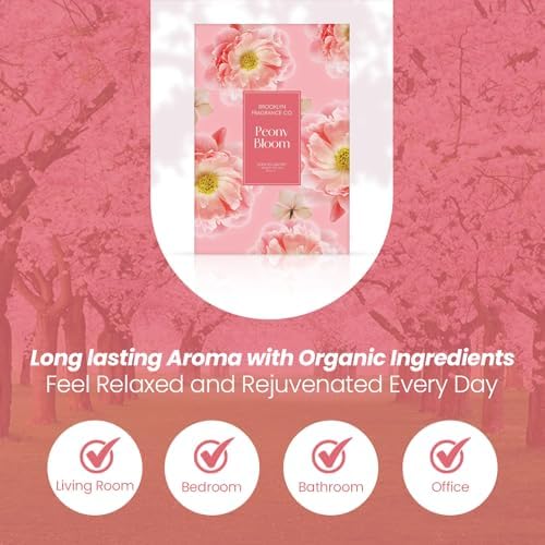Brooklyn Fragrance Co. Spring Florals Sachet Bags – Peony Bloom Scented Pouches - Image 4
