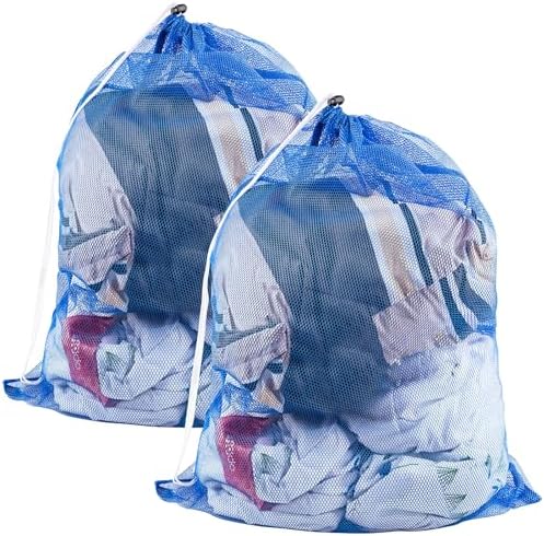 2 Pack Large Mesh Laundry Bags by Unknown