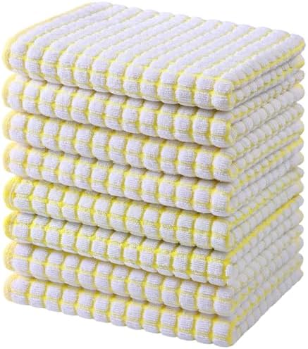 Mordimy Premium Cotton Kitchen Towels 16"x 25", 8 Pack by Mordimy