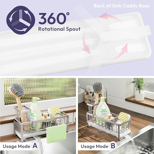 SWTYMIKI Sponge Holder for Kitchen Sink - Image 2