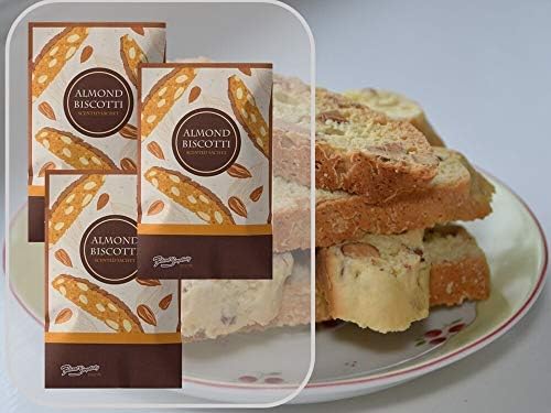 Almond Biscotti Scented Sachets Pack of 3, Everyday - Image 4