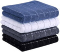 Homaxy 100% Cotton Terry Kitchen Towels, 4 Pack by Homaxy