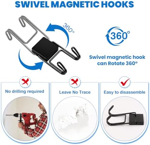 MIKEDE Magnetic Hooks 80LBS - Image 4
