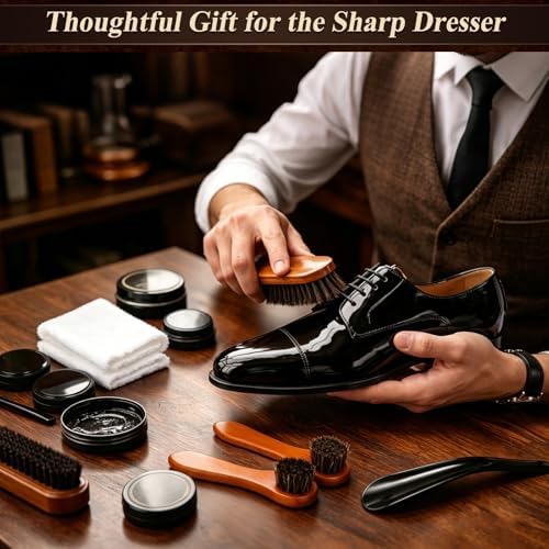 Cruzix Leather Shoe Polish Kit- Shoe Shine Gift - Image 7