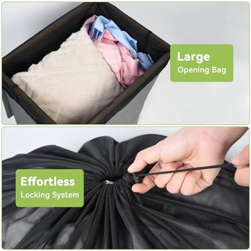 OTraki Ex-Large Mesh Laundry Bags 36x43 Inch Drawstring Laundry Bag 2 Pack - Image 4