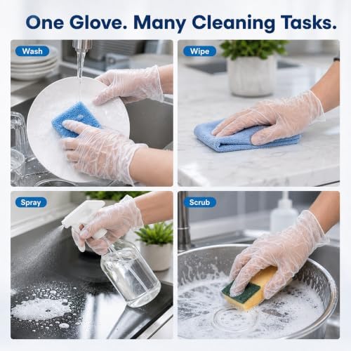 ForPro Disposable Vinyl Gloves, Industrial Grade, Powder & Latex Free, - Image 7