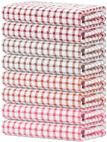 Nialnant 8 Pack Kitchen Towels, Dish Towels by Nialnant