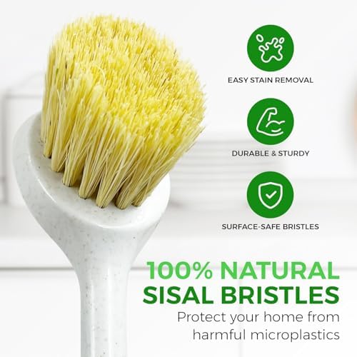 AIRNEX Bamboo Dish Brush Set of 2 - Image 6
