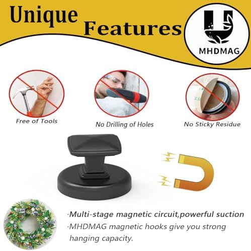Magnetic Hooks Heavy Duty 140lbs - Image 4