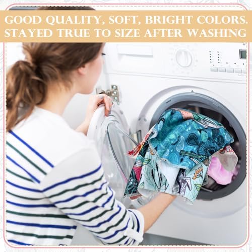 36 Pack Reusable Cloth Kitchen Paper Towels, Bird Style - Image 5