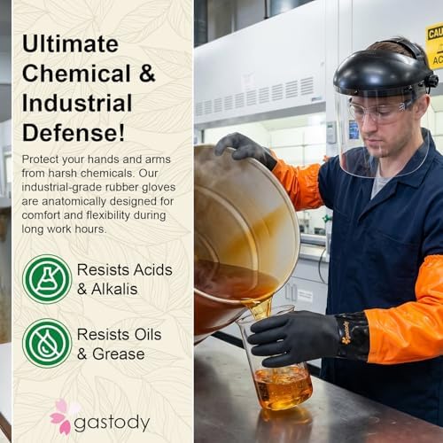 Gastody™ - Chemical Resistant Gloves, Heavy Duty Safety Work Gloves, Resist Acid - Image 2
