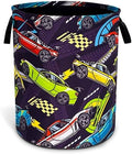 Racing Car Laundry Basket Foldable Oxford Cloth Hamper 18.9 x 16.5 Inch by Unknown