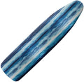 Blue White Gradient Ironing Board Cover Watercolor Striped 15x54 Inch Standard by Daulesho