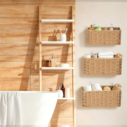 3 Piece Boho Wall Hanging Baskets - Image 5