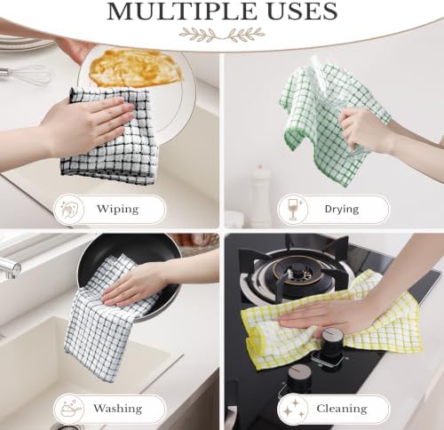 Homaxy 8 Pack Terry Kitchen Dish Cloths - Image 5