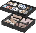 Lifewit Under Bed Shoe Storage Organizer 1 Pack, 4.3 Inches Profile Fabric by Lifewit