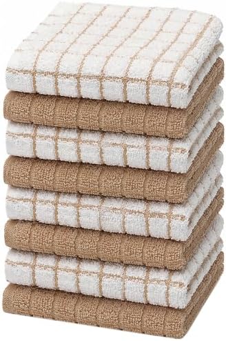 Bumble Dish Cloths, 100% Cotton Kitchen Towels by BumbleTowels