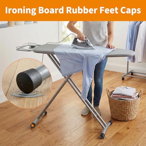 Rubber Leg Caps for Ironing Board, Floor Scratch & Noise Protection 4 Pack - Image 2
