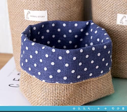 perfsign 4 Pack Hanging Basket for Door, Small Wall Basket Decor, Jute Hanging - Image 5