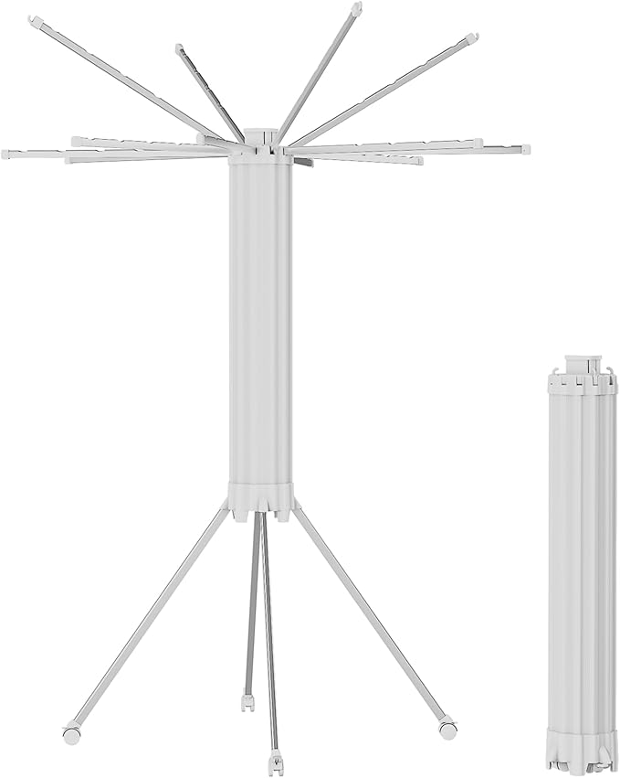 JOOM 4 Legs Single Layer Clothes Drying Rack, Garment Rack Portable and by JOOM