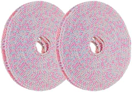 uxcell 2 Pcs Portable Travel Clothesline, 26.2ft Clothes Line Outdoors Travel by uxcell