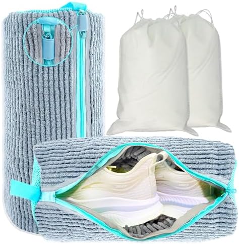 Shoe Washing Machine Bag, 2 Pack Shoe Laundry Bags by Unknown